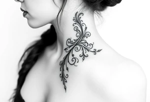 KARI going down side of face tattoo idea