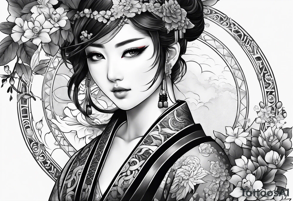 Japanese characters tattoo idea