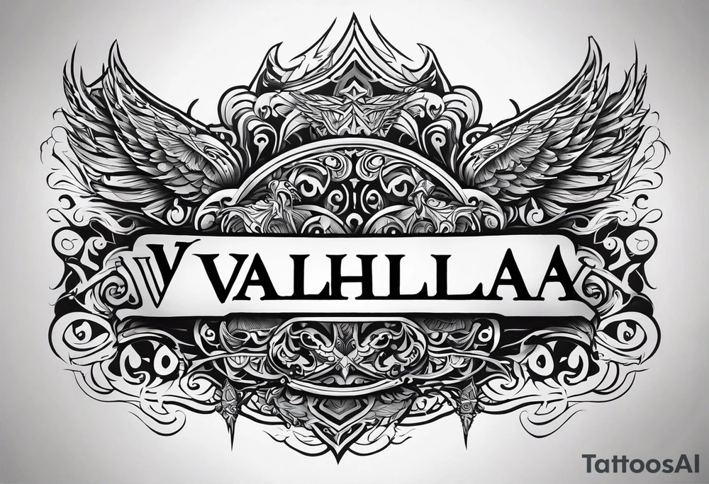 Valhalla mist tattoo idea