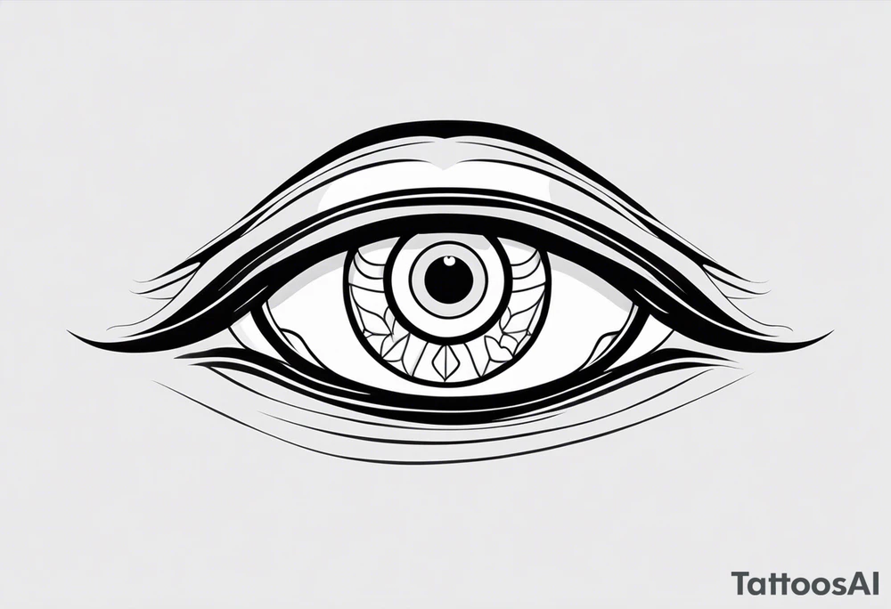 Byakugan eyes tattoo idea