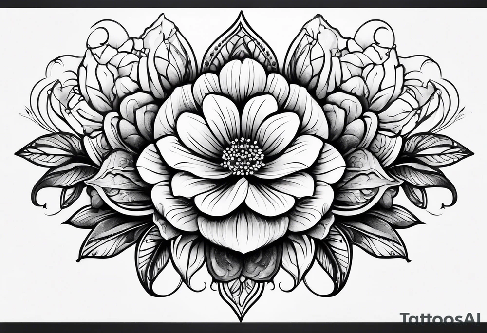 Flower tattoo idea