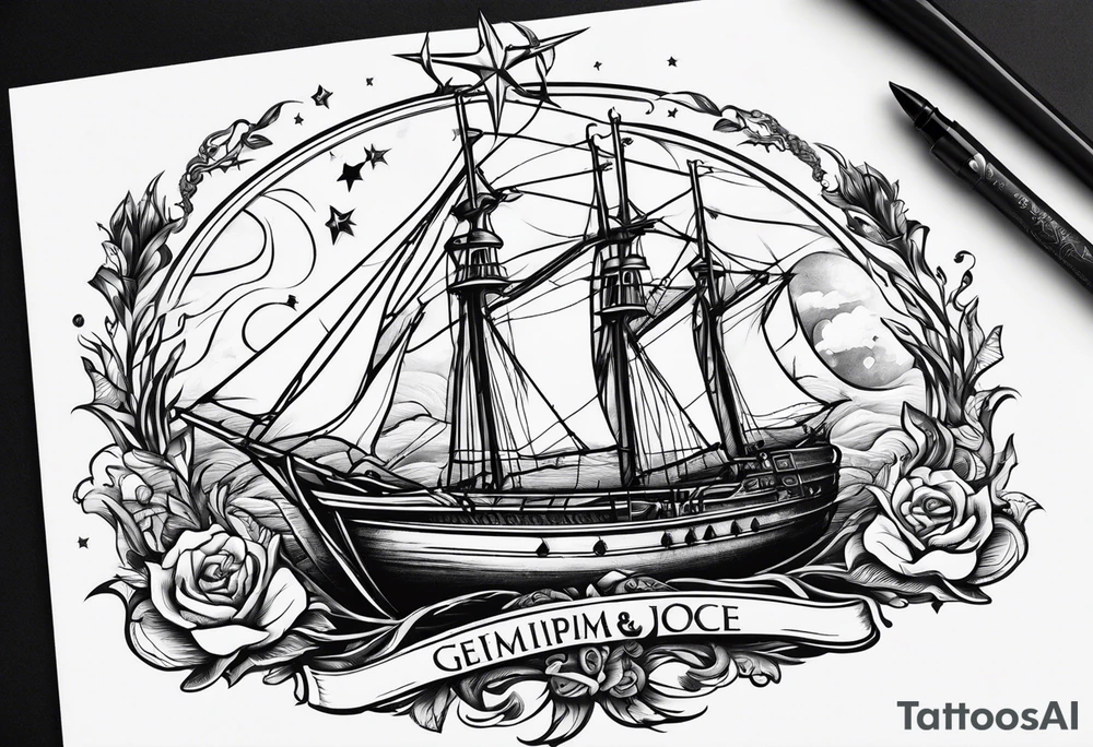 Gemini sign Capricorn sign tattoo tattoo idea