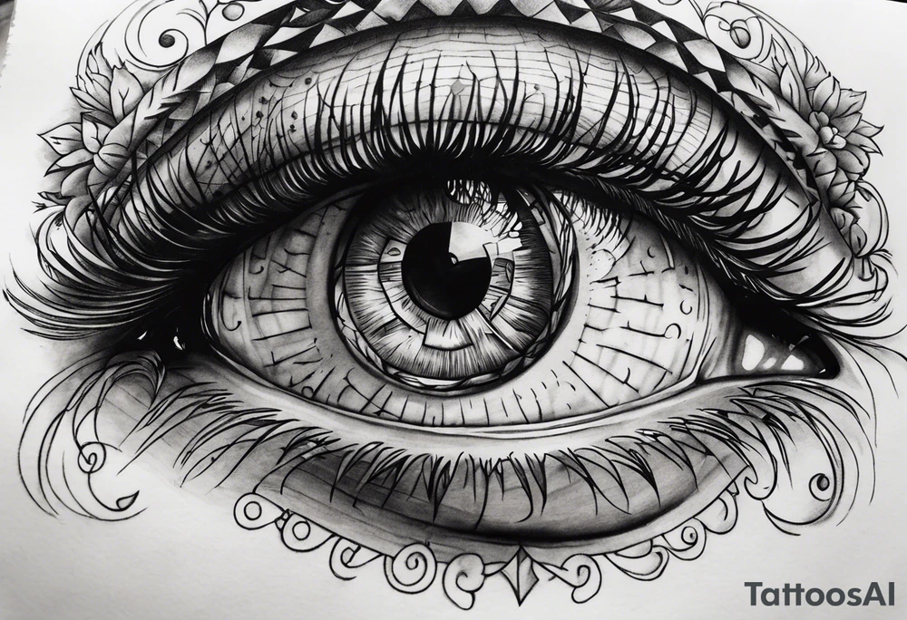 all-seeing eye tattoo idea
