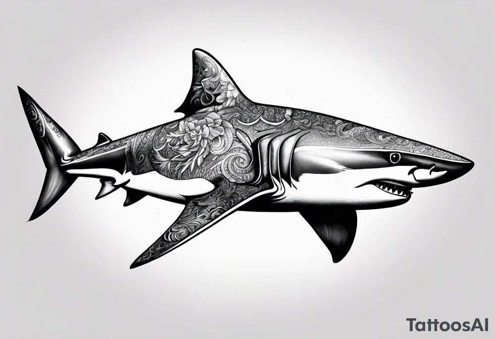 Shark tattoo idea