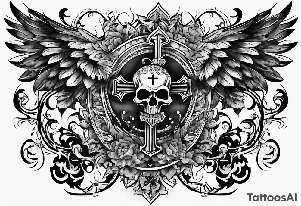 cross tattoo idea