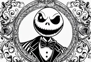 jack skellington tattoo idea
