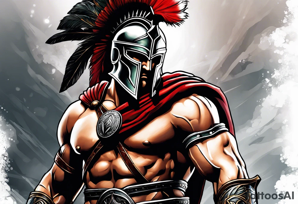 Biblical spartan tattoo idea