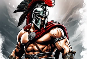 Biblical spartan tattoo idea