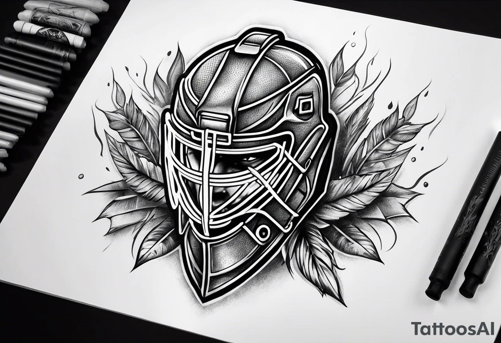 hockey tattoo tattoo idea