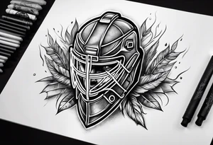 hockey tattoo tattoo idea