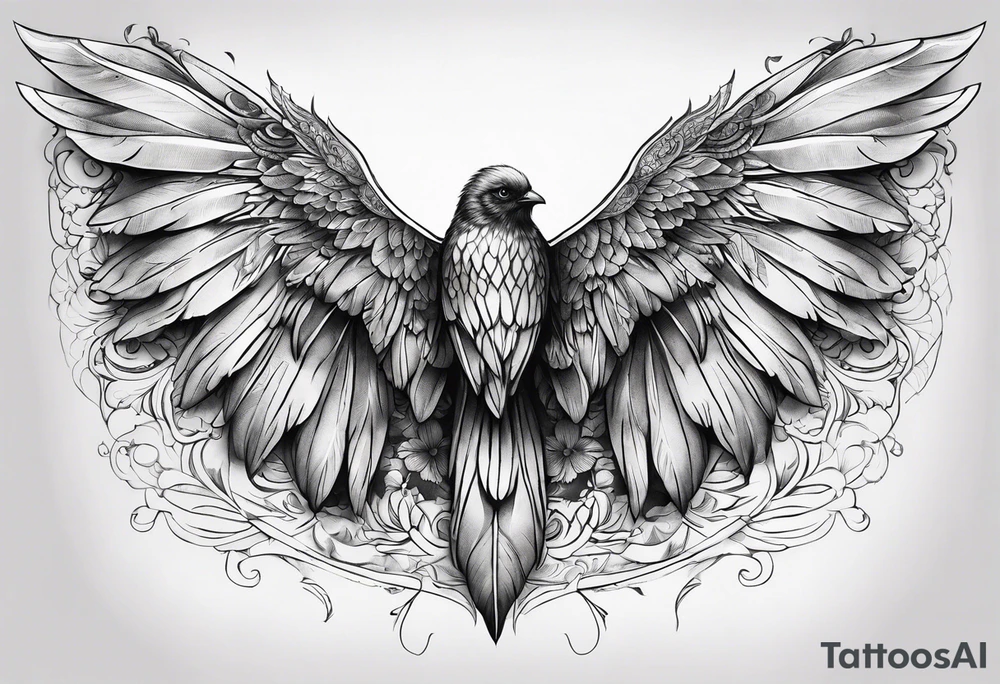 Wings tattoo idea