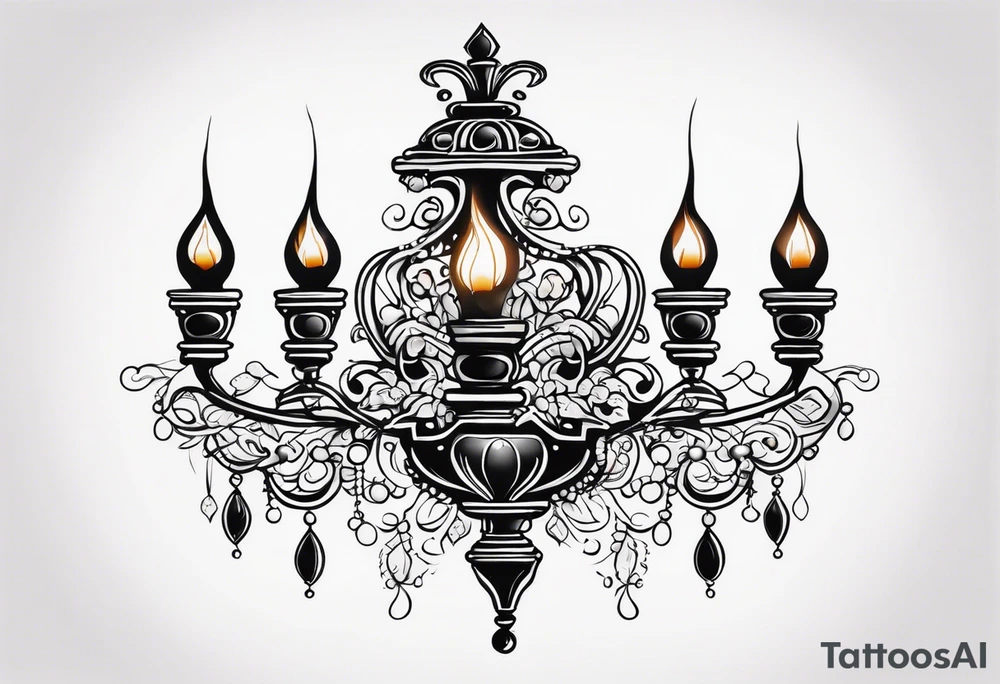 chandalier tattoo idea