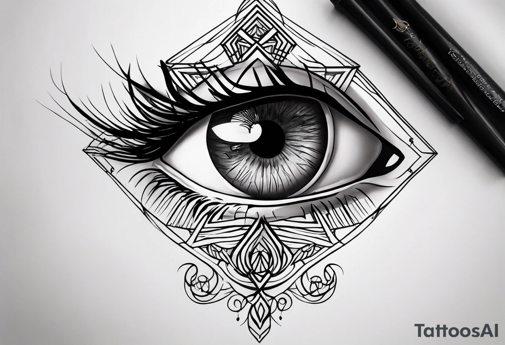 Cover up eye tattoo on my hand tattoo idea