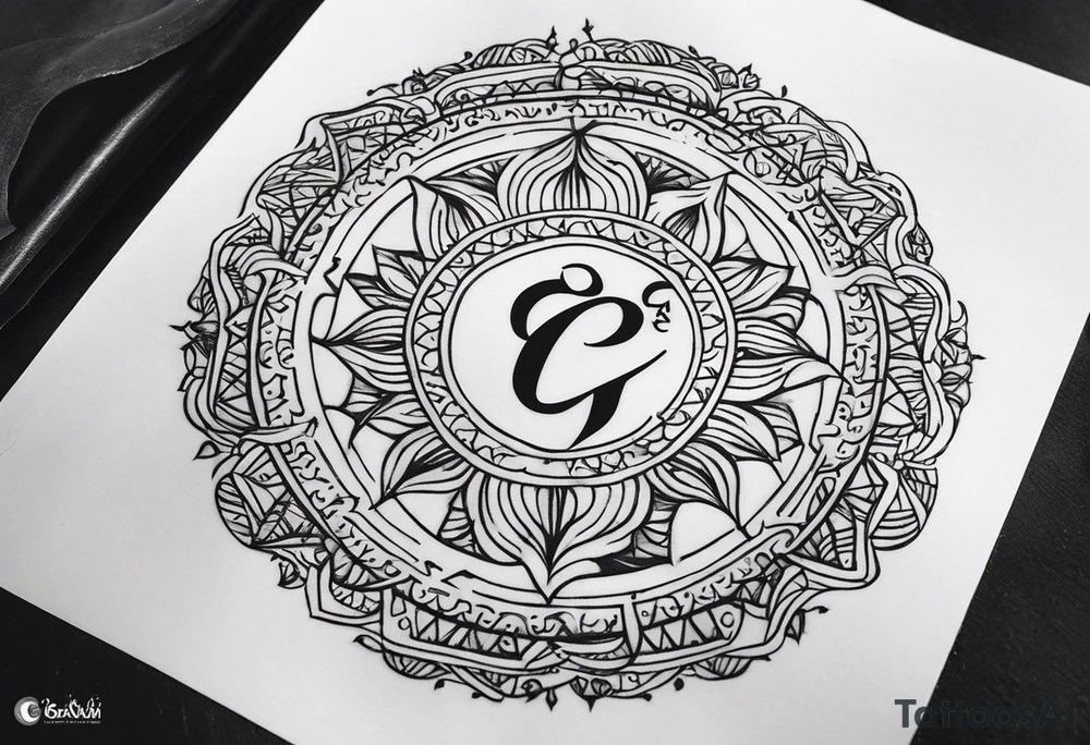 Tattoo ਨਿਰਭਉ ਨਿਰਵੈਰ written in Gurmukhi written text. tattoo idea