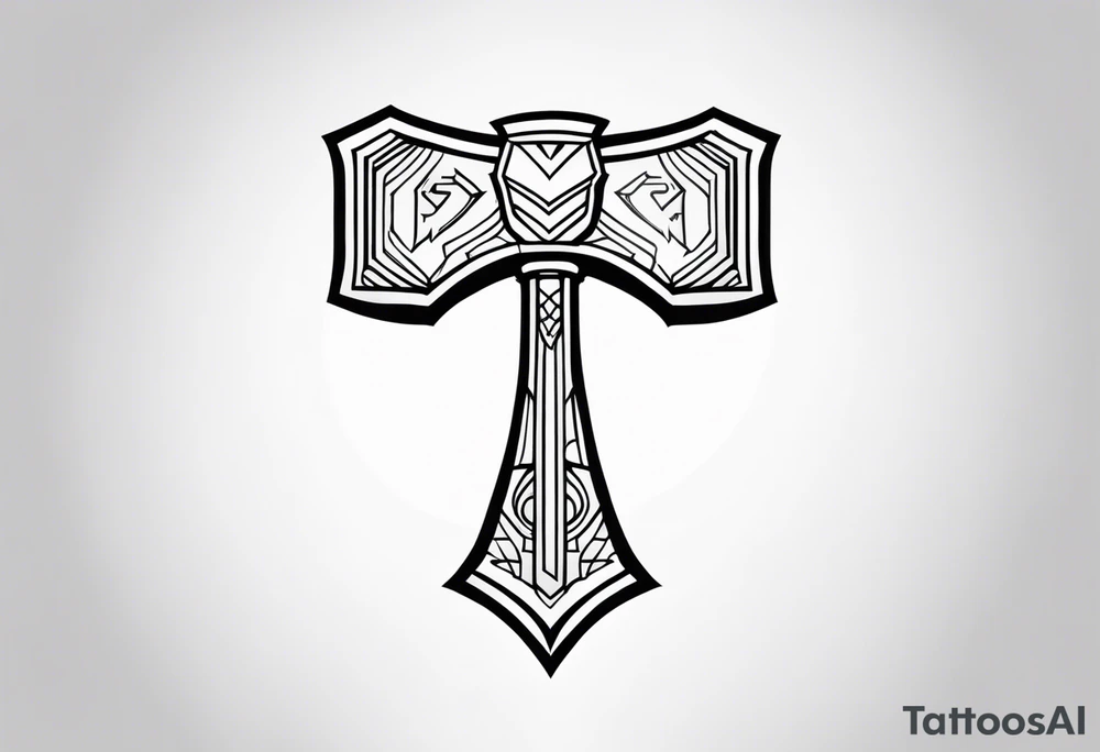 Mjolnir tattoo idea