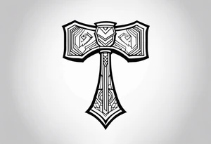 Mjolnir tattoo idea