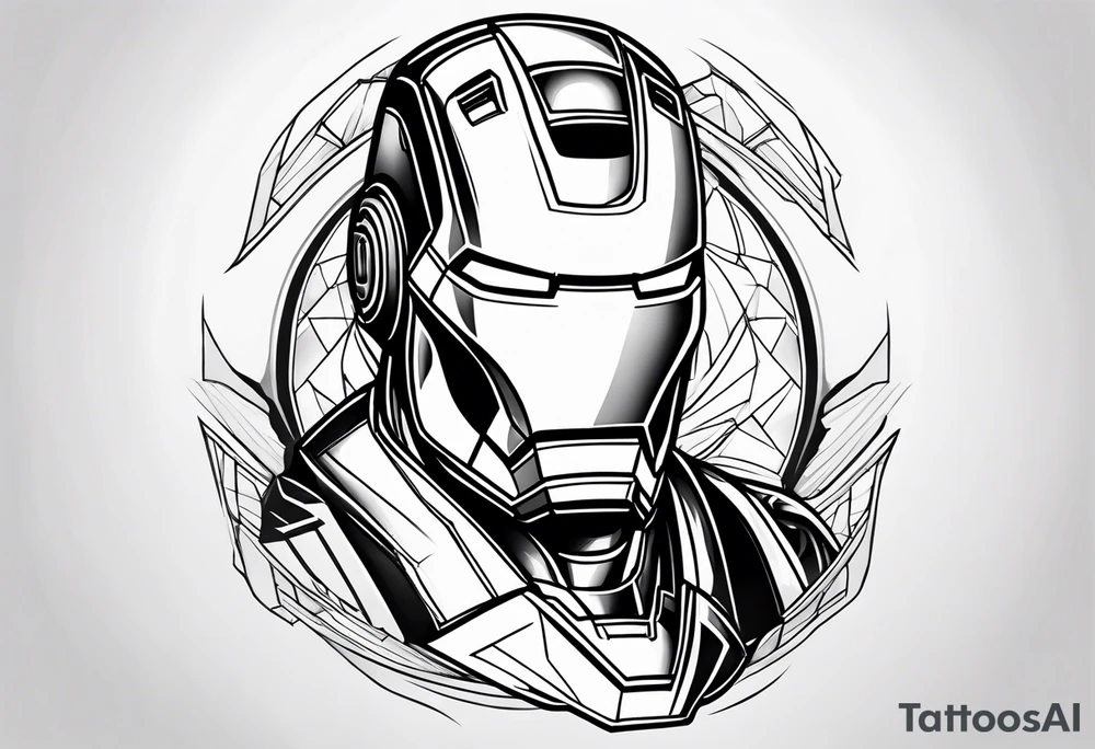 iron man tattoo idea