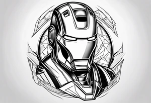 iron man tattoo idea