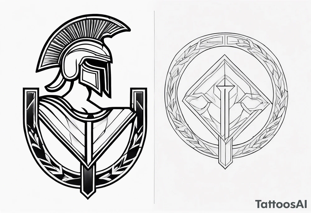greek spartan lambda tattoo tattoo idea