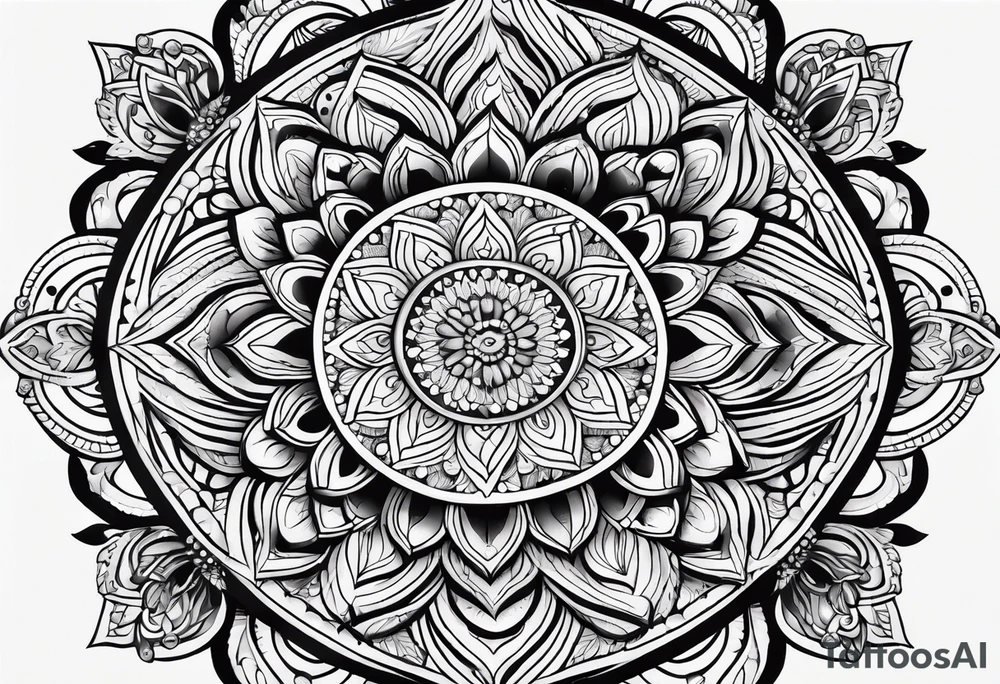 mandala tattoo idea