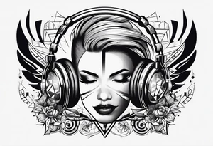 Music mixstation show tattoo idea