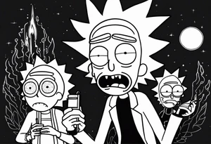 Bill Ciphe, Rick and Morty tattoo idea