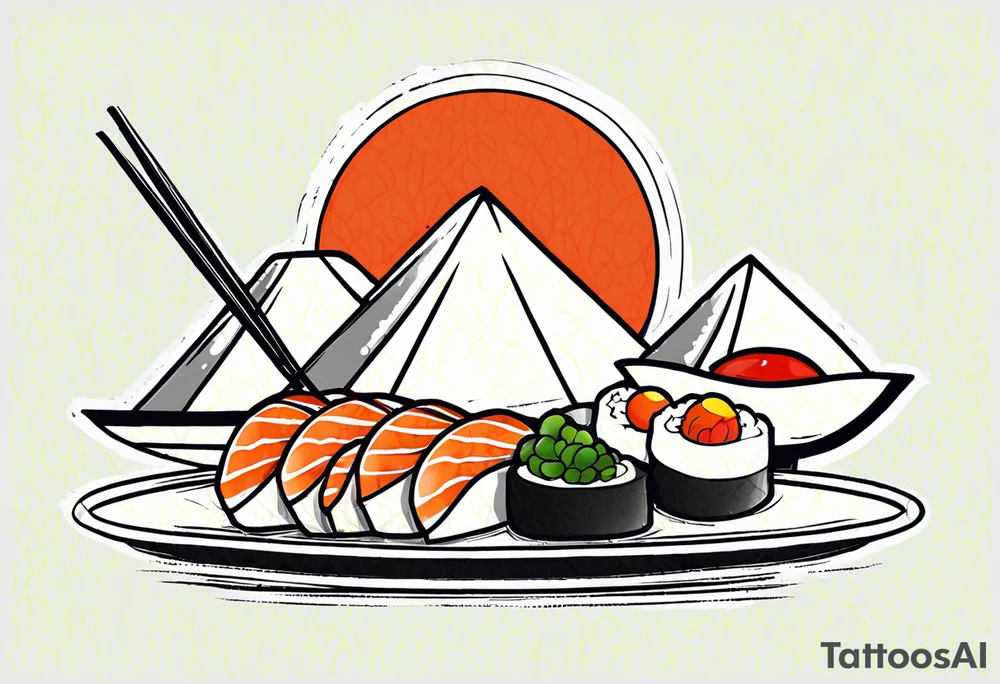 Sushi tattoo idea