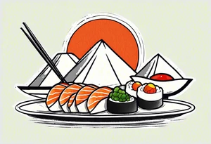 Sushi tattoo idea