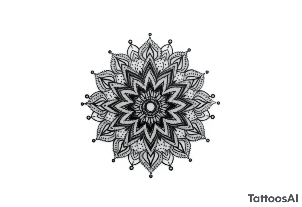 mandala tattoo idea