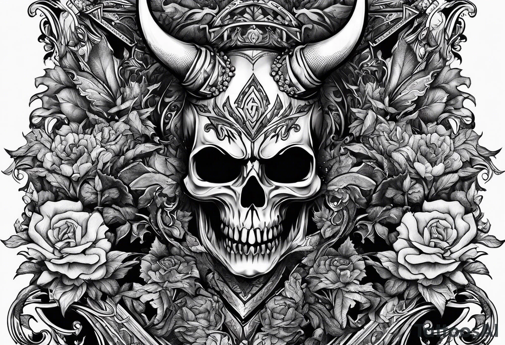 Write the Sentence: "Don't deal with the devil" tattoo idea