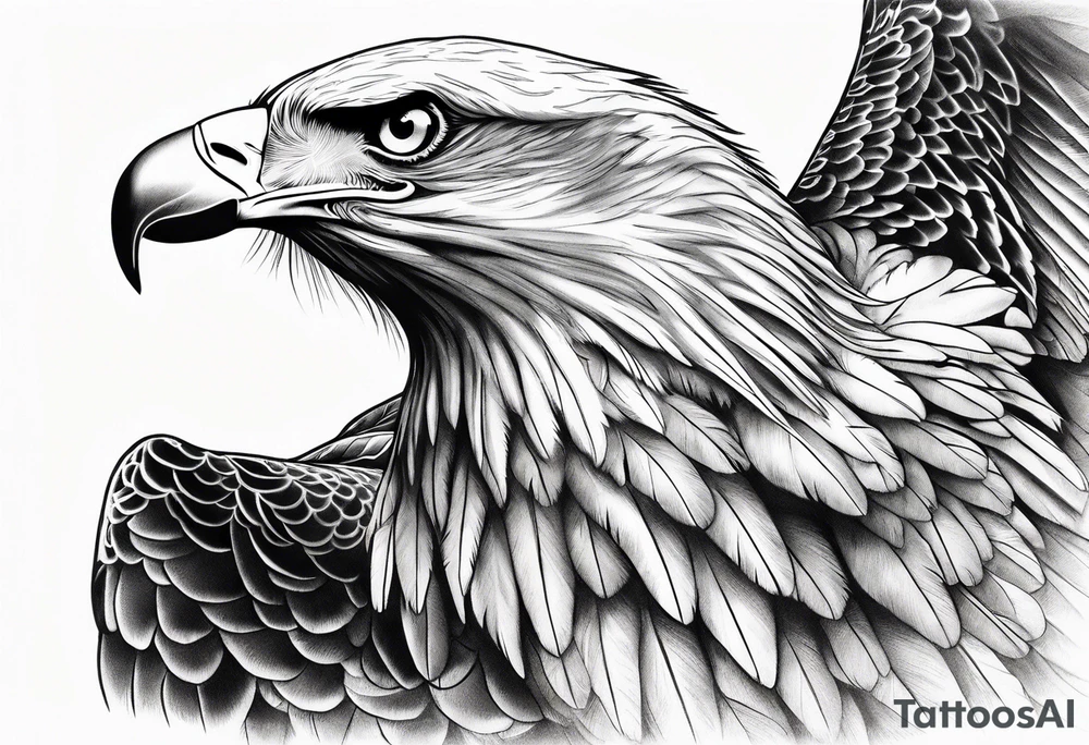Swooping Eagle tattoo idea