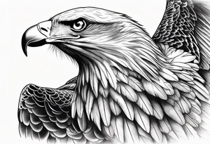 Swooping Eagle tattoo idea