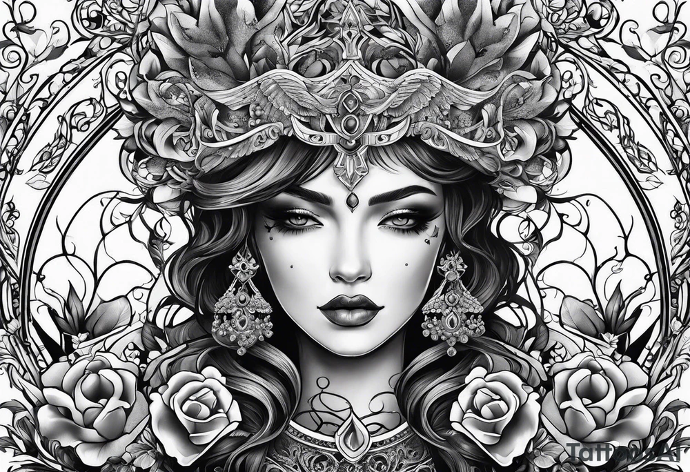 Gothic tattoo tattoo idea
