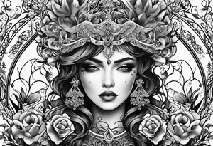 Gothic tattoo tattoo idea