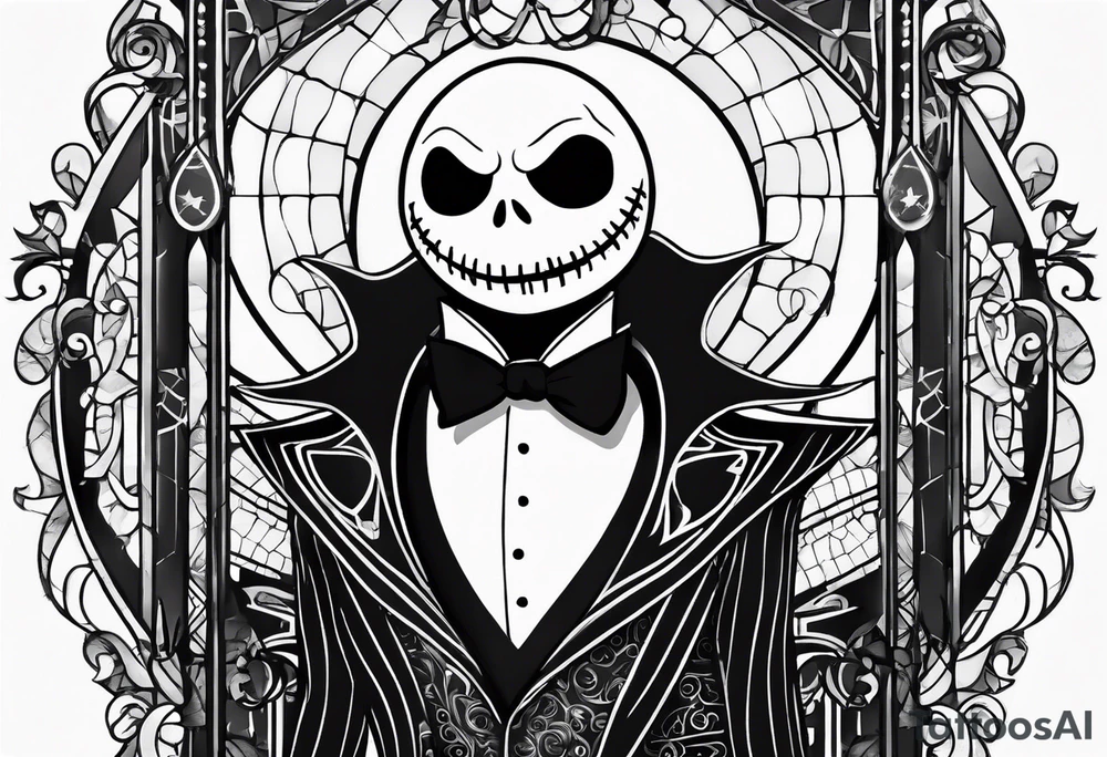 jack skellington minimalist tattoo tattoo idea jack skellington minimalist tattoo tattoo idea