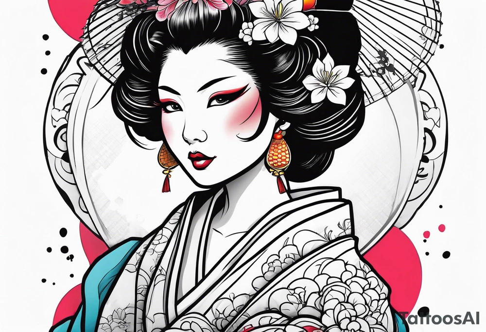 Geisha tattoo idea