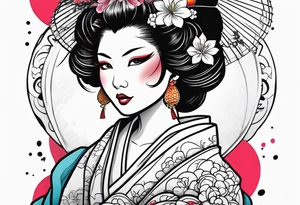 Geisha tattoo idea