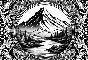Small
Black
Mountain tattoo idea