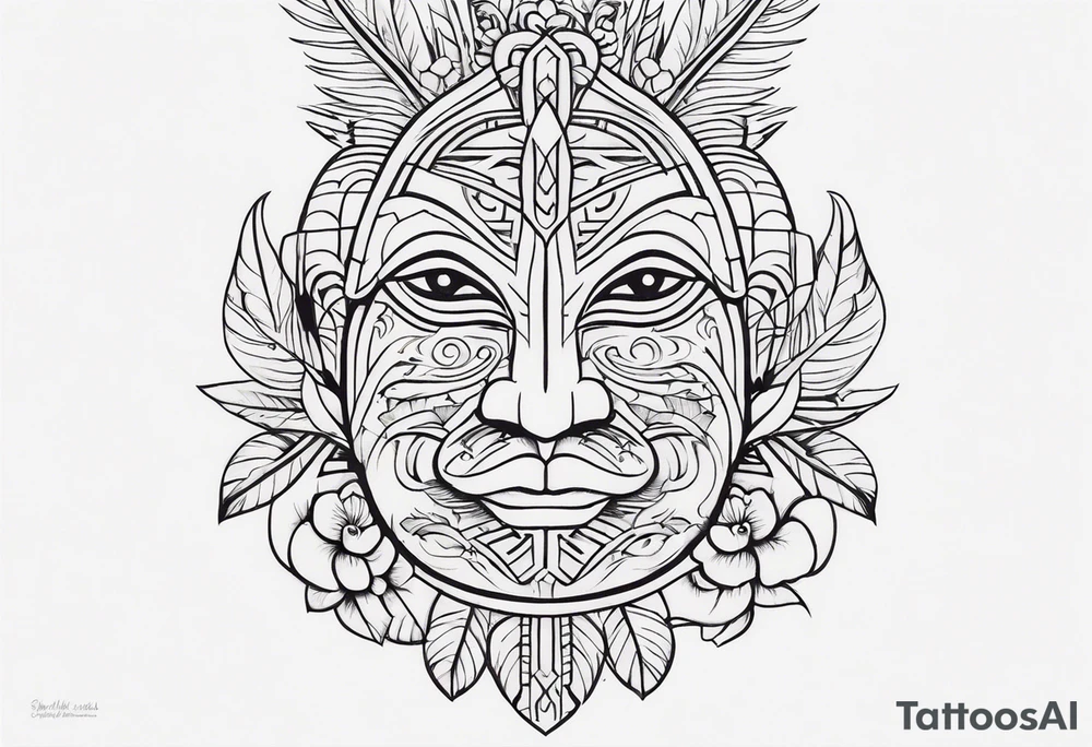 Polynesian minimal neck  tattoo tattoo idea