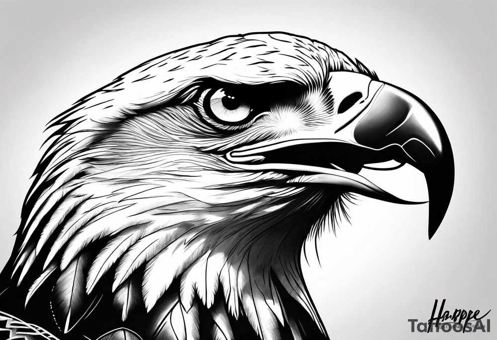 harpee eagle tattoo idea