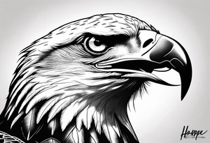 harpee eagle tattoo idea