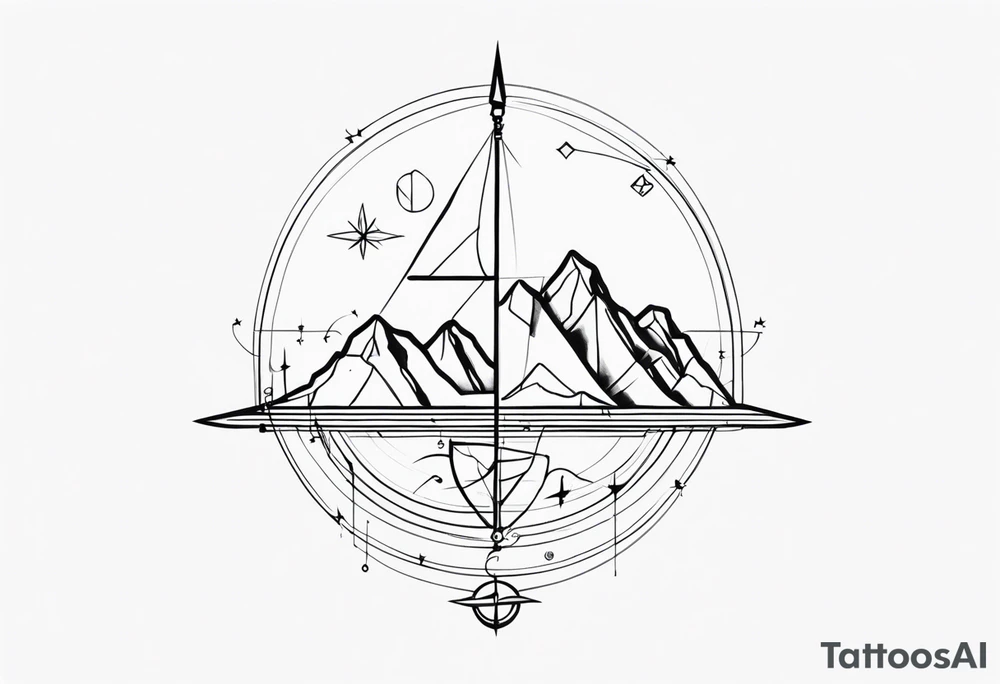 Coordinates tattoo idea