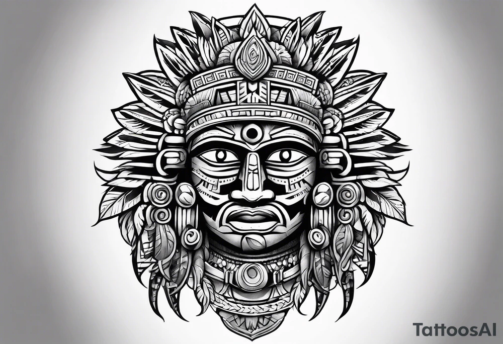 Aztec tattoo idea