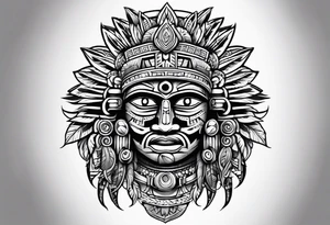 Aztec tattoo idea