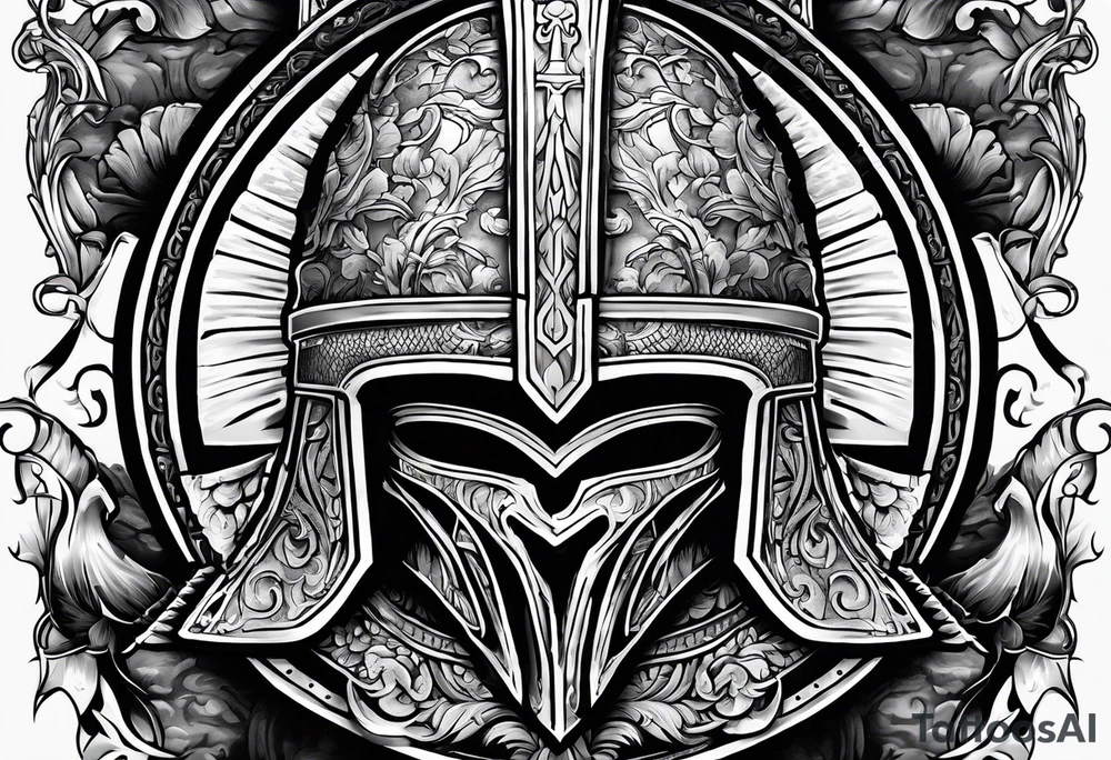 “If you’re going thru hell keep going” wrapped around a spartan helmet. tattoo idea “If you’re going thru hell keep going” wrapped around a spartan helmet. tattoo idea