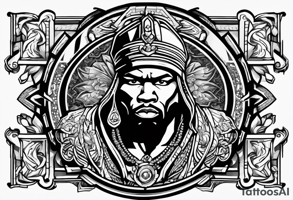 50 cent piece tattoo idea