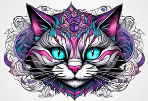 Cheshire Cat tattoo idea