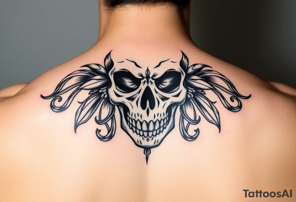 Mexican-skull tattoo idea