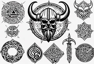 Viking symbol l tattoo idea