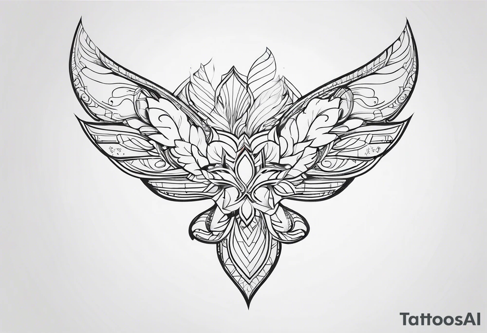 Fine line tattoo idea